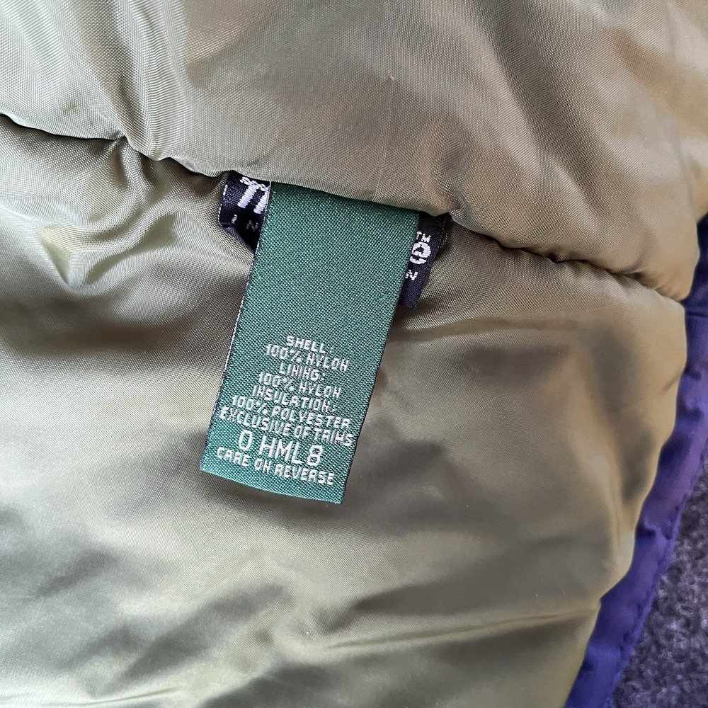 LL Bean Olive Green Blue Thinsulate Hooded Full Zip Coat Little Kids M 5/6 - Picture 4 of 7